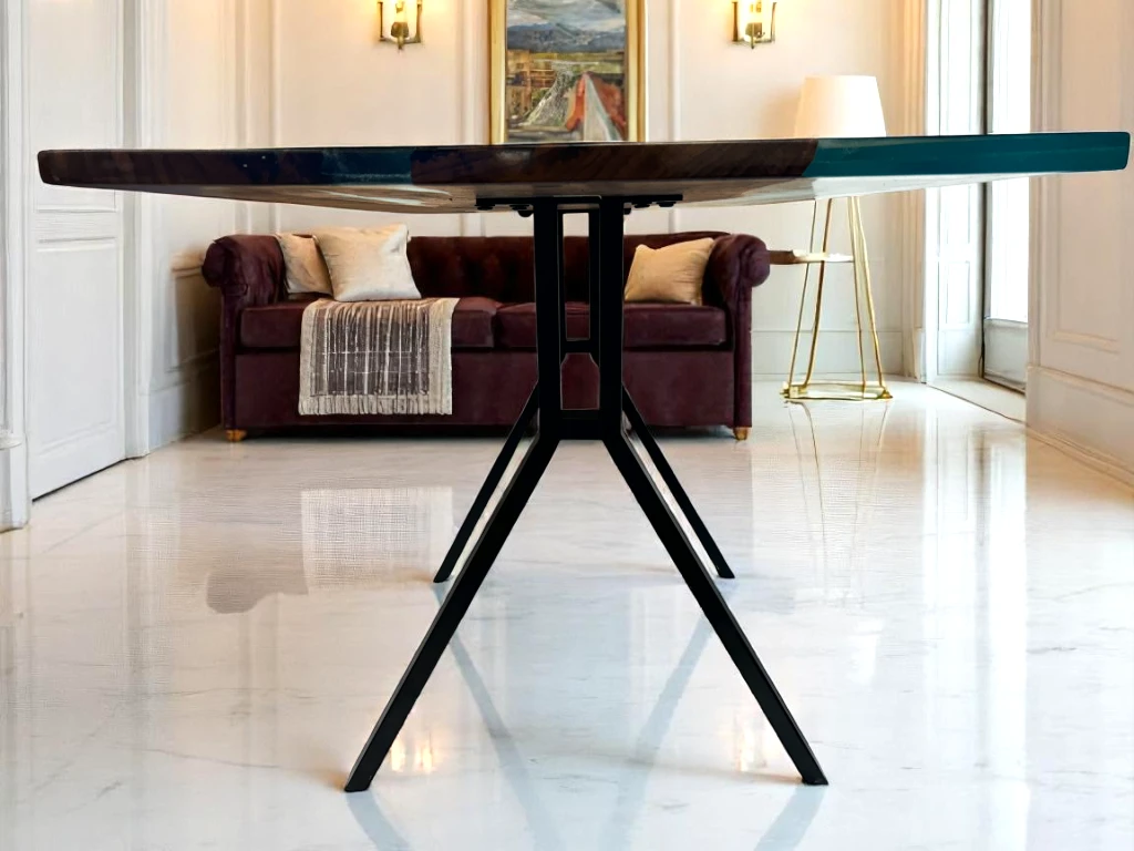Outdoor Epoxy Resin Dining Table Tops for Patio Decor